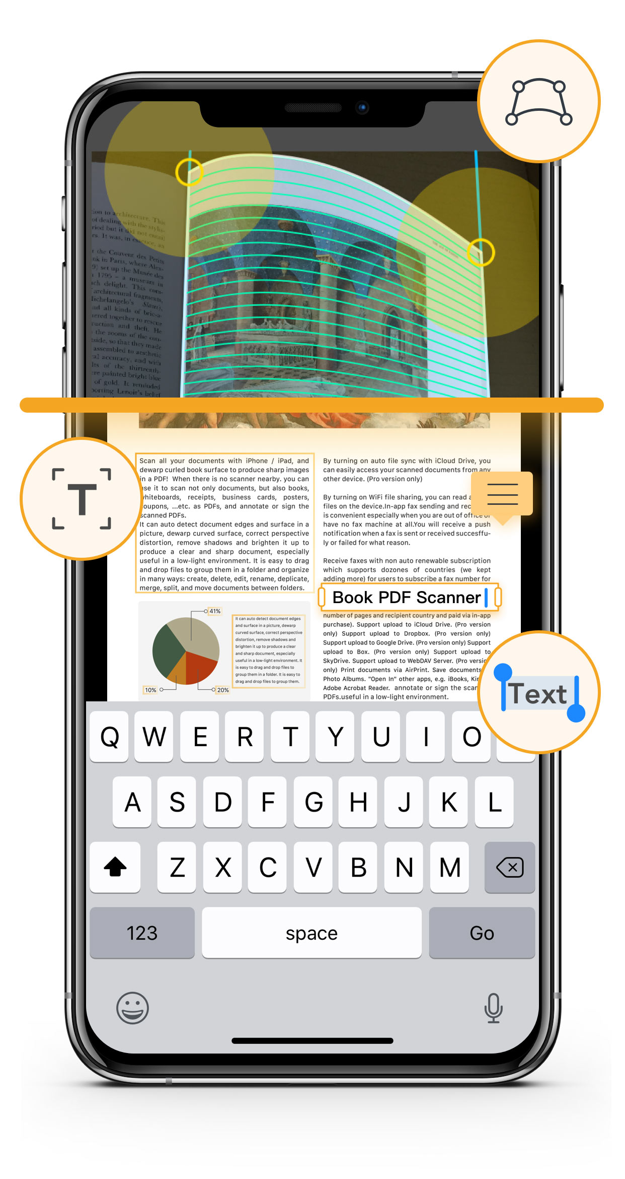 PDF iOS ocr scanner, text grabber